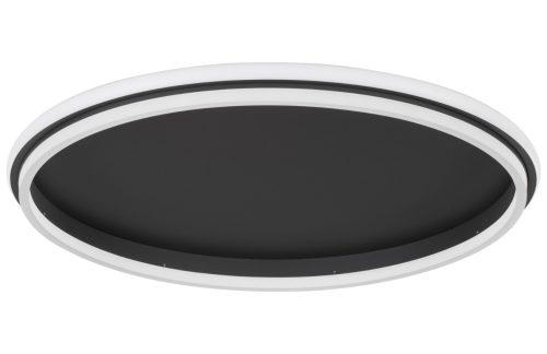 Černé kovové stropní LED světlo Nova Luce Willow 60 cm Nova Luce