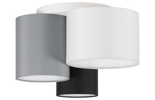 Šedo-bílé stropní světlo Nova Luce Bryson 35 cm Nova Luce