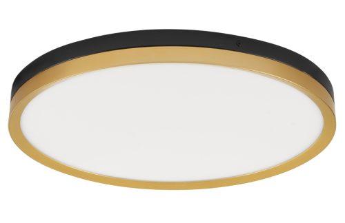 Černo-zlaté kovové stropní LED světlo Nova Luce Cantria 50 cm Nova Luce