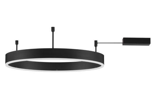 Černé kovové stropní LED světlo Nova Luce Motif 60 cm Nova Luce