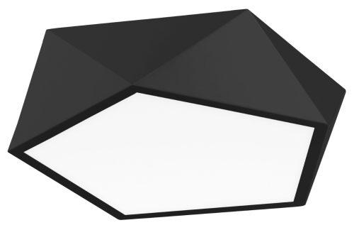 Černé kovové stropní světlo Nova Luce Darius 40 cm Nova Luce