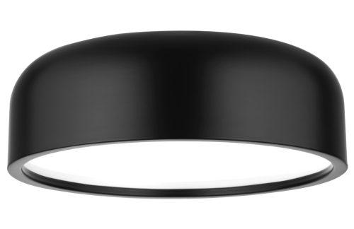 Matně černé kovové stropní světlo Nova Luce Perleto 35 cm Nova Luce