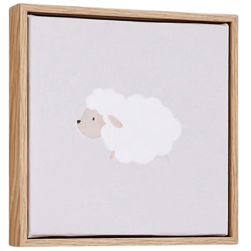 Dětský obraz Kave Home Milu sheep 20 x 20 cm Kave Home