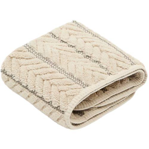 Béžový bavlněný ručník Kave Home Rune 30 x 50 cm Kave Home