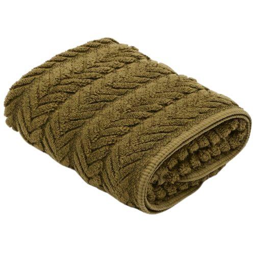 Zelený bavlněný ručník Kave Home Rune 50 x 90 cm Kave Home