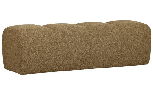 WOOOD Hnědožlutá bouclé lavice Zuno 160 cm WOOOD