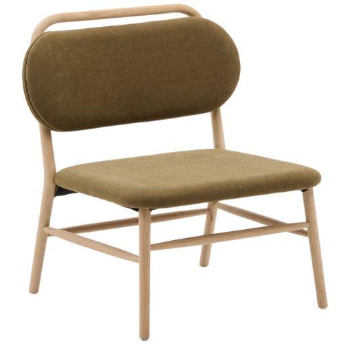 Zelené čalouněné křeslo Kave Home Helda Kave Home
