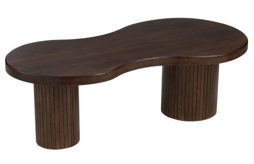 Hnědý dřevěný konferenční stolek J-line Infinity 120 x 64 cm J-line