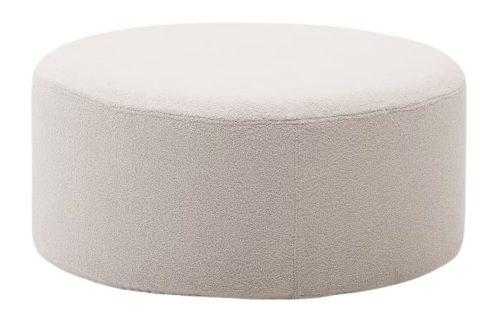 Béžový bouclé taburet Kave Home Kaeli 90 cm Kave Home