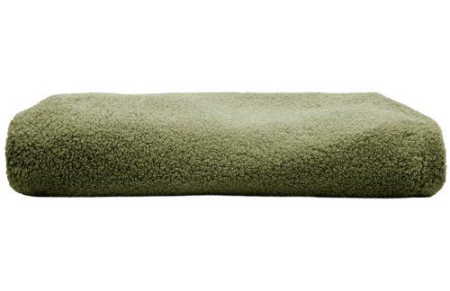 Zelený bouclé potah na taburet Kave Home Kaeli 43 cm Kave Home