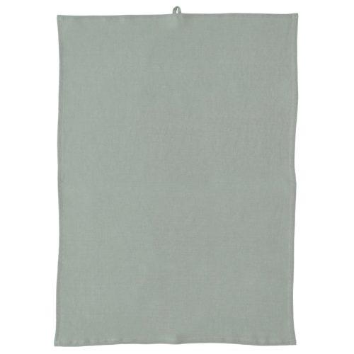 Södahl Zelená lněná utěrka Pure Linen 50 x 70 cm Södahl