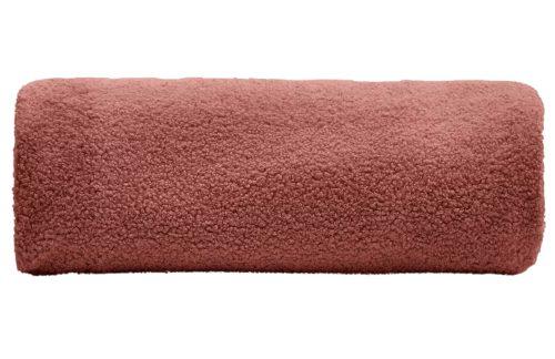 Terakotově červený bouclé potah na taburet Kave Home Kaeli 120 cm Kave Home