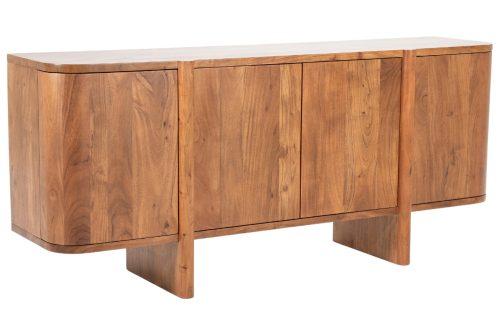 Eleonora Hnědá dřevěná komoda Julian 170 x 43 cm Eleonora