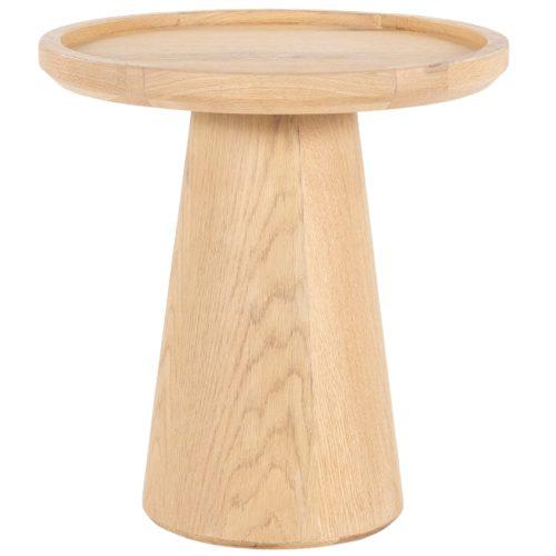 Eleonora Dubový odkládací stolek Leia 46 cm Eleonora