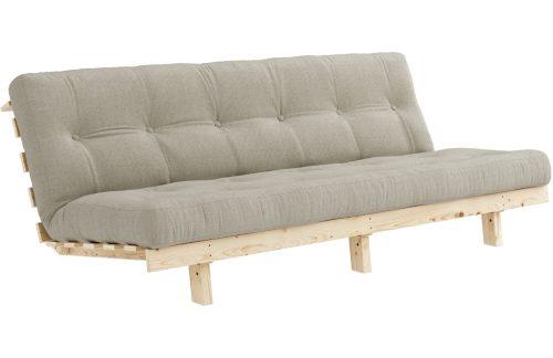Šedá lněná trojmístná rozkládací pohovka Karup Design Lean 200 cm Karup Design