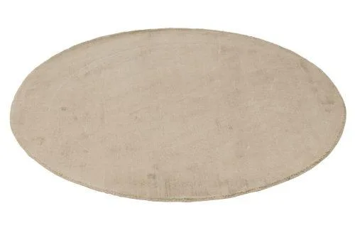 Béžový kulatý koberec J-line Orra 150 cm