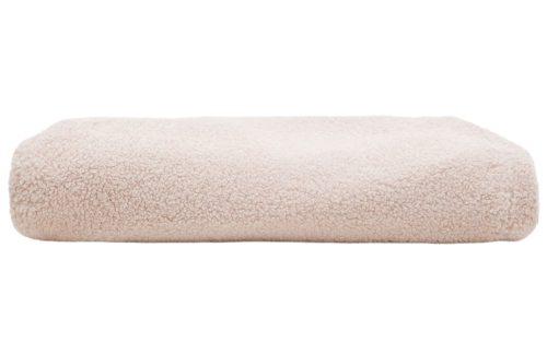 Růžový bouclé potah na taburet Kave Home Kaeli 43 cm Kave Home