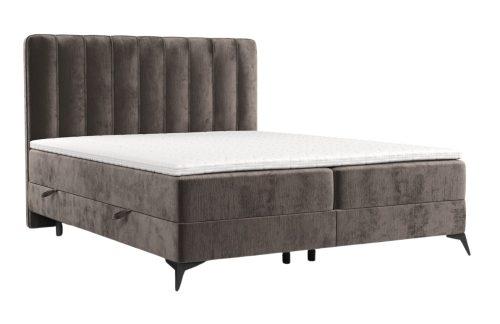 Maison de Rêve Hnědá čalouněná postel boxspring AGGAZ 140 x 200 cm Maison de Rêve