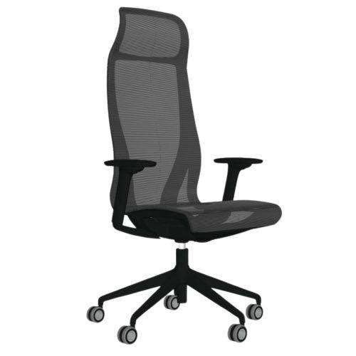 Narbutas Vyšší černá kancelářská židle D-CHAIR Narbutas