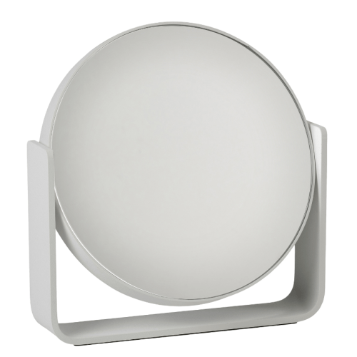 Zone Denmark Světle šedé hliníkové kosmetické zrcadlo Ume Zone Denmark