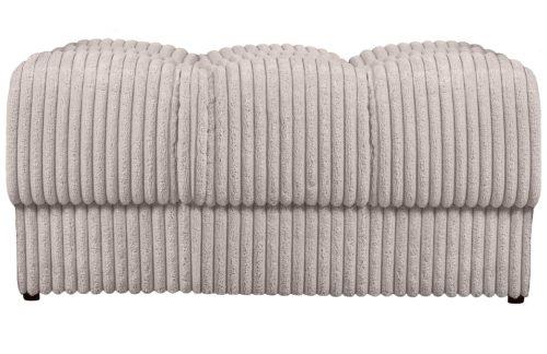 WOOOD Světle béžová čalouněná podnožka Restella 82 x 61 cm WOOOD