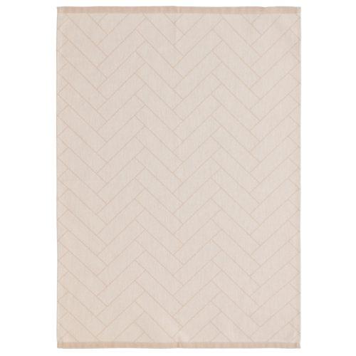 Södahl Béžová bavlněná utěrka Tiles 50 x 70 cm Södahl