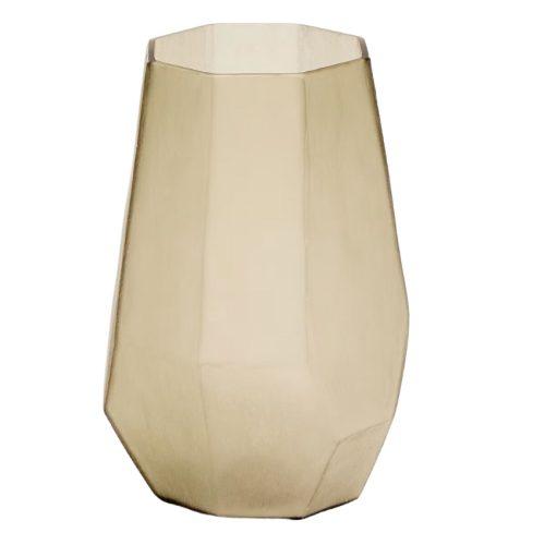 Šedá skleněná váza Kave Home Arai 22 cm Kave Home