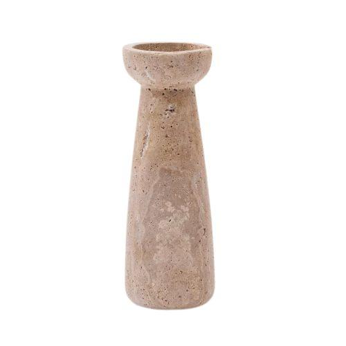 Béžový kamenný svícen Kave Home Magan 20 cm Kave Home