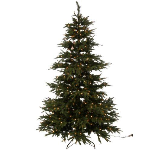 Umělý vánoční strom s LED světlem J-line Arthur 225 cm J-line