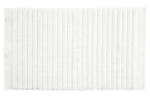 Zone Denmark Bílá bavlněná koupelnová předložka Inu 50 x 80 cm