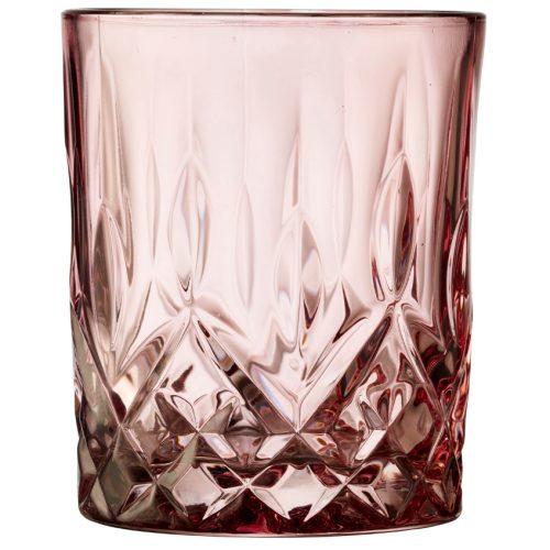 Lyngby Glas Set čtyř růžových sklenic Sorrento 320 ml Lyngby Glas