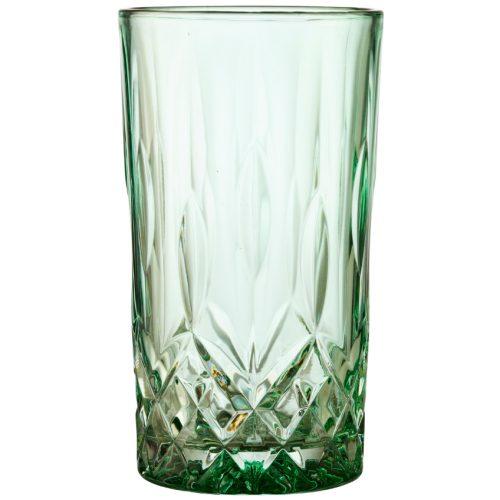 Lyngby Glas Set čtyř zelených sklenic Sorrento 380 ml Lyngby Glas