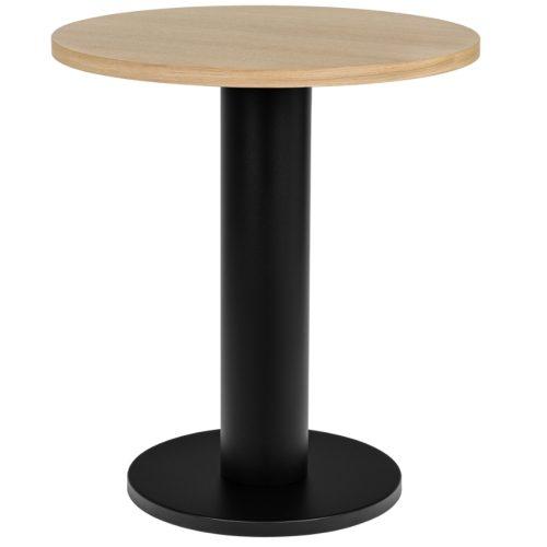 noo.ma Černý dubový bistro stolek Sool 65 cm noo.ma