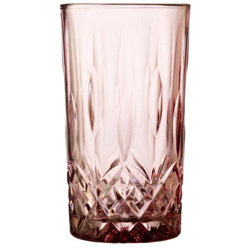 Lyngby Glas Set čtyř růžových sklenic Sorrento 380 ml Lyngby Glas