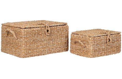 Nordic Living Set dvou dekorativních košů Bogli z přírodních vláken Nordic Living