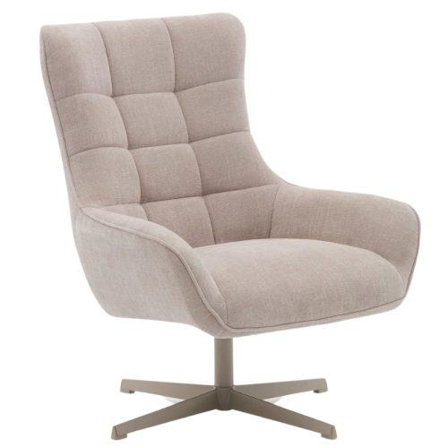 Béžové čalouněné otočné křeslo Kave Home Teryl Kave Home