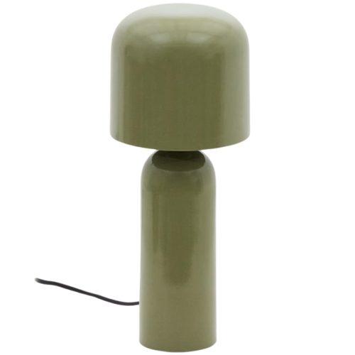 Zelená kovová stolní lampa Kave Home Monze Kave Home