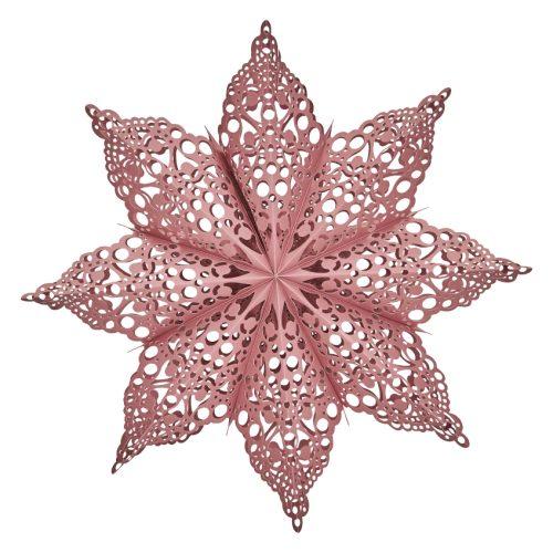 House Doctor Růžová papírová vánoční hvězda Star 60 cm House Doctor
