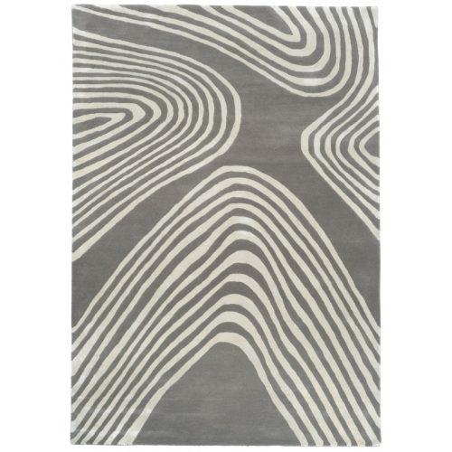 Fargotex Šedo-béžový vlněný koberec Sahara 200 x 300 cm Fargotex