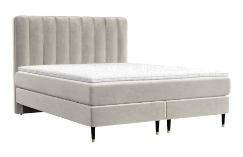 Maison de Rêve sametová postel boxspring KOBBE