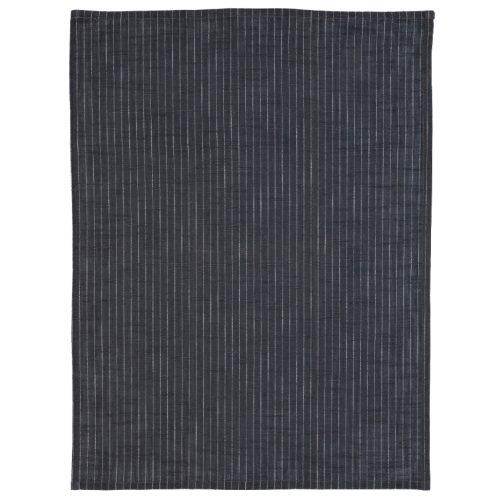 Södahl Tmavě šedá bavlněná utěrka Line 70 x 50 cm Södahl