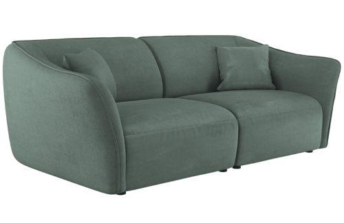 Mentolově zelená bouclé třímístná pohovka Cosmopolitan Design Tokyo 206 cm Cosmopolitan Design