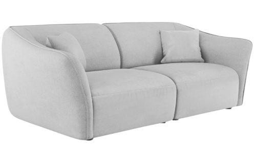 Světle šedá bouclé třímístná pohovka Cosmopolitan Design Tokyo 206 cm Cosmopolitan Design