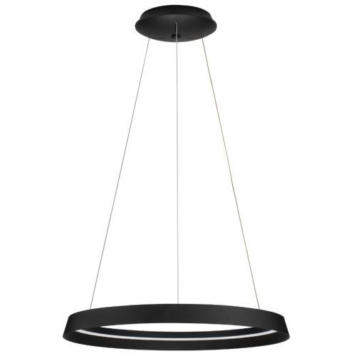 Černé kovové závěsné LED světlo Nova Luce Ormi 60 cm Nova Luce
