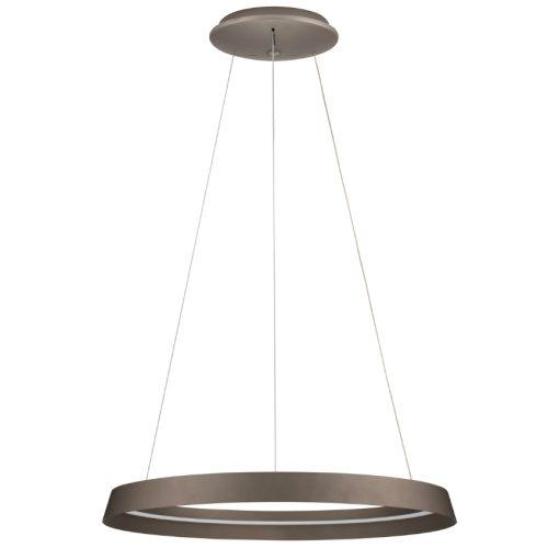 Hnědé kovové závěsné LED světlo Nova Luce Ormi 60 cm Nova Luce