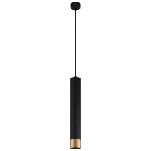 Černo-zlaté kovové závěsné světlo Nova Luce Picto 6 cm
