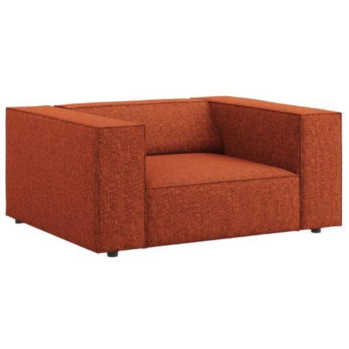 Terakotově červené čalouněné křeslo Cosmopolitan Design Arendal Cosmopolitan Design