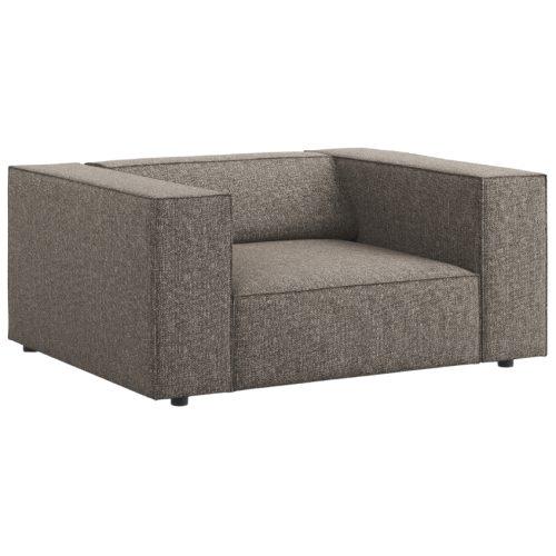 Šedé čalouněné křeslo Cosmopolitan Design Arendal Cosmopolitan Design