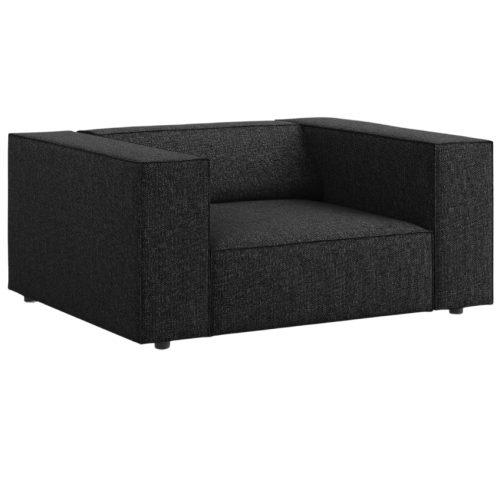 Černé čalouněné křeslo Cosmopolitan Design Arendal Cosmopolitan Design