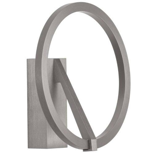 Stříbrnošedé kovové nástěnné LED světlo Nova Luce Tilia Nova Luce